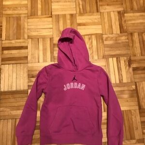 Jordan Pink Hoodie Sweatshirt Classic Pullover